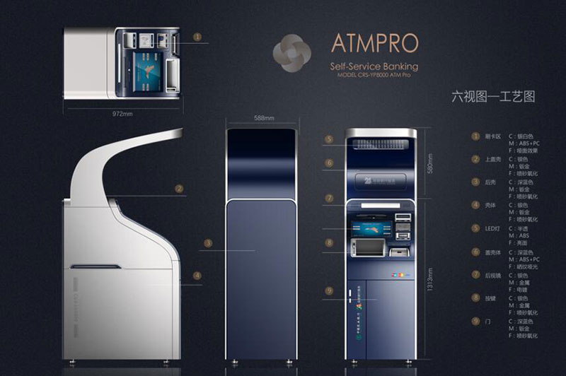 金融设备之银行大堂终端机设计案例图片11