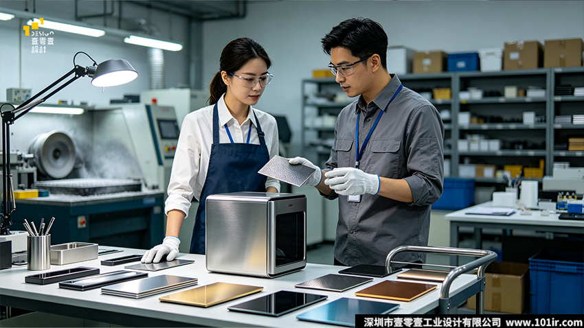 金属外壳表面处理,喷砂工艺,拉丝工艺,阳极氧化工艺,电泳工艺,PVD物理气相沉积,工业设计,表面处理选型