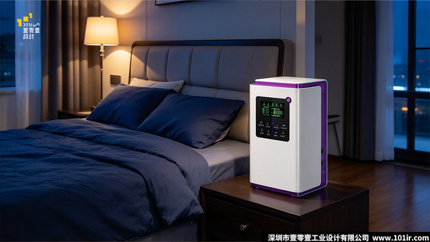 高电位治疗仪设计,家用高电位治疗仪外观设计,医疗器械结构设计,壹零壹工业设计,电位治疗设备CMF设计,立式高电位治疗仪,医疗产品工业设计,家用康养设备设计