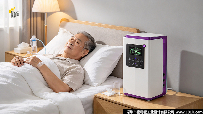 高电位治疗仪设计,家用高电位治疗仪外观设计,医疗器械结构设计,壹零壹工业设计,电位治疗设备CMF设计,立式高电位治疗仪,医疗产品工业设计,家用康养设备设计